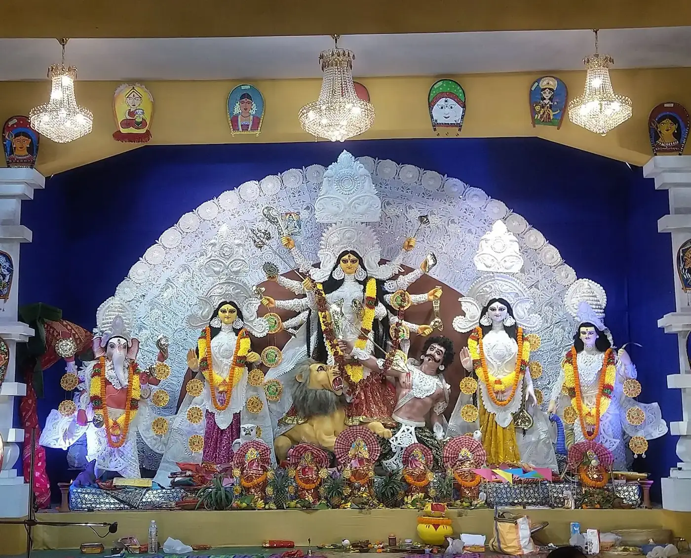 Traditional Durga pratima in Siliguri – traditional pujas on the Durga Puja pandal map 2026